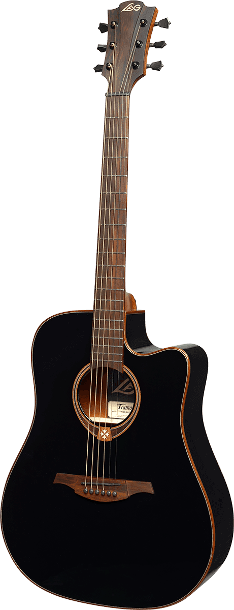 Tramontane T118DCE-BLK Dreadnought Cutaway Elektro Schwarz