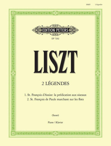 Liszt Franz - 2 Légendes - Piano