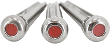 LIQUID METAL CHROME DOWEL SET RED DOT