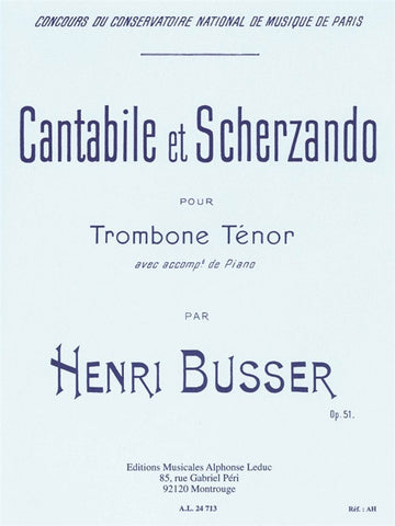 Cantabile und Scherzando für Posaune und Klavier