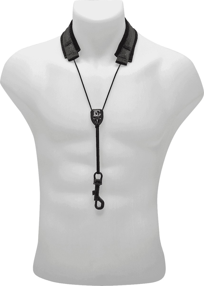 BG S85SH - KINDER CURVED SOPRAN SAXOPHON TRAGEGURT NYLON XS SIZE (SNAP HOOK)