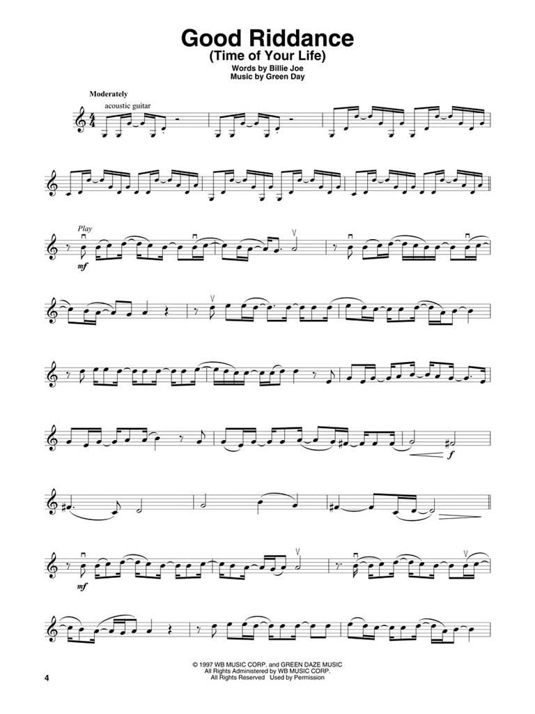Violin Play Along Volume 49 - Rock Favorites