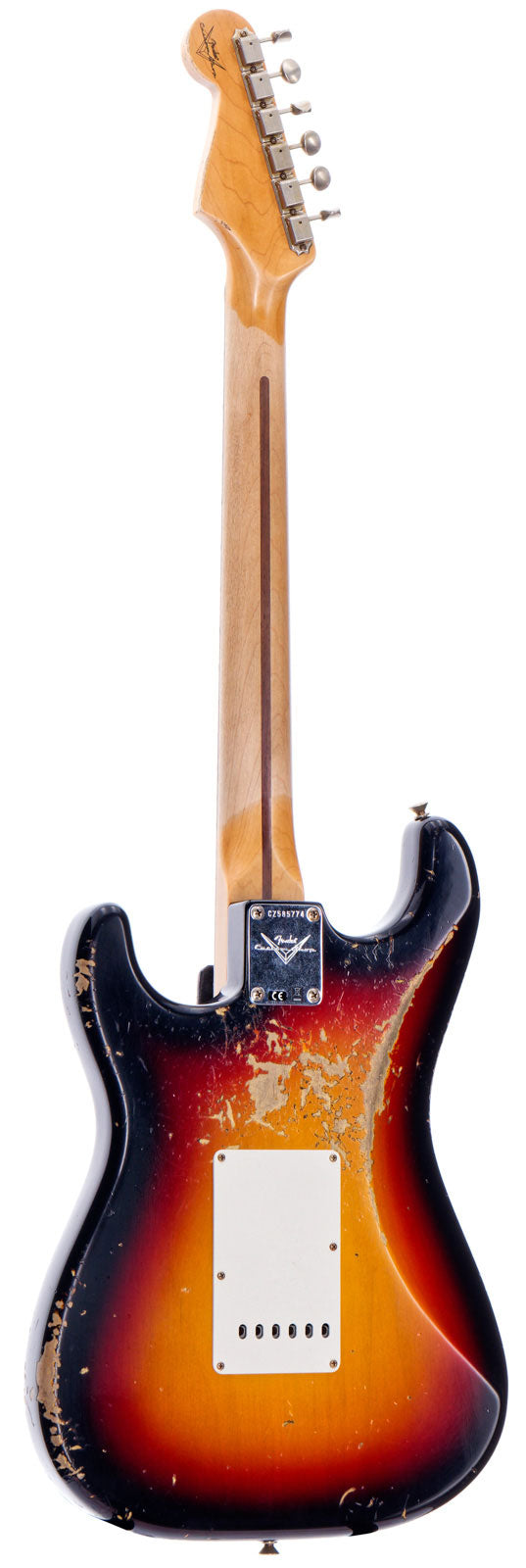 60 Stratocaster Heavy Relic Rw 3-farbiger Sunburst