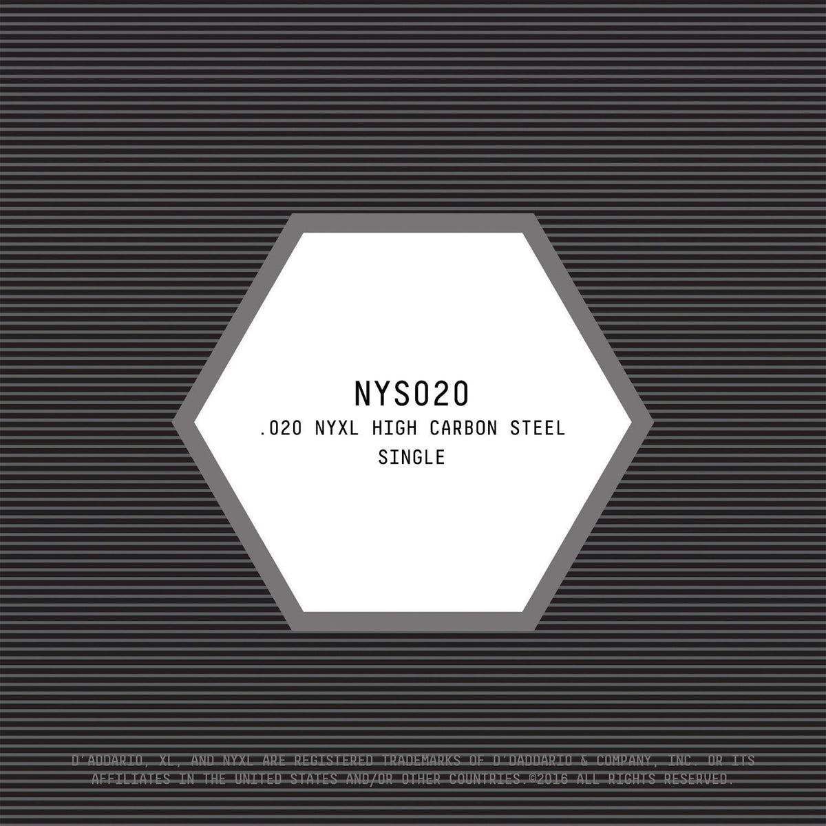 STRING ONLY FOR GUITAR NYS020 PURE STEEL .020