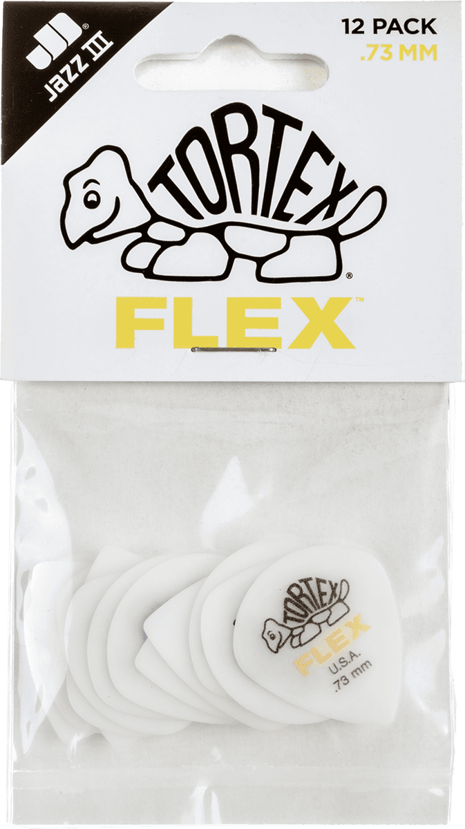 12 x 0,73mm Tortex Flex Jazz III