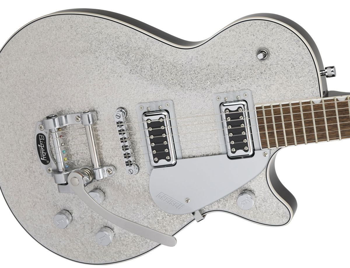 G5230T Electromatic Sparkle Jet Ft Single-Cut mit Bigsby Lrl Silberglitzer