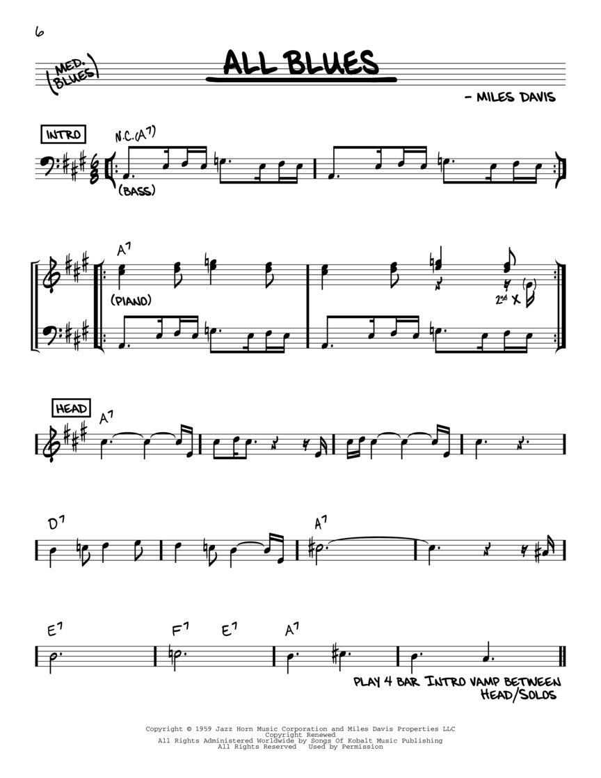 Das Real Book von Miles Davis - BB Instrumente