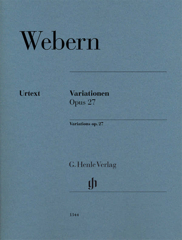 Webern A. - Variations Op.27 - Piano