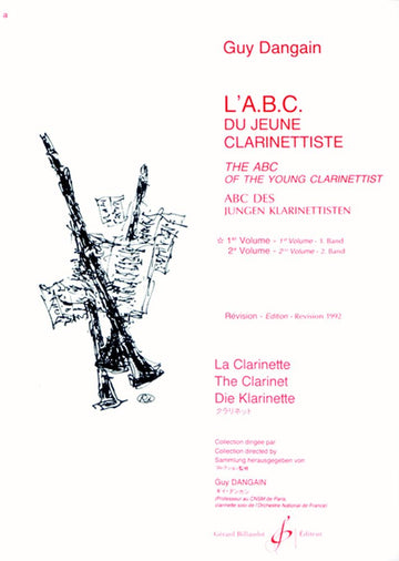 Das ABC des jungen Klarinettisten Band 1 - Dangain