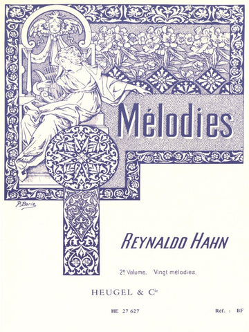 Hahn R. - 20 Melodies Vol.2 - Voix Moyenne et Piano
