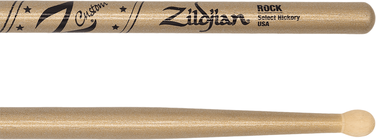 DRUMSTICKS Z-CUSTOM ROCK GOLD CHROMA