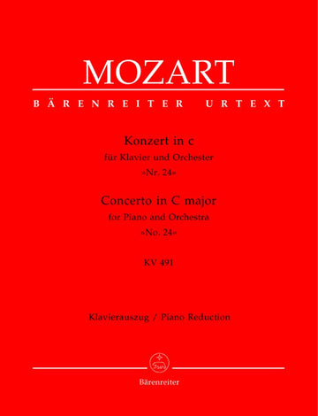 MOZART W. A. - KONZERT IN C Nr 24 KV 494 - REDUCTION POUR PIANO