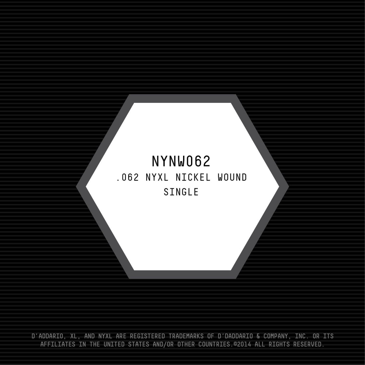 NYNW062 STRING FOR ELECTRIC GUITAR NICKEL WOUND TIE-ROD .062