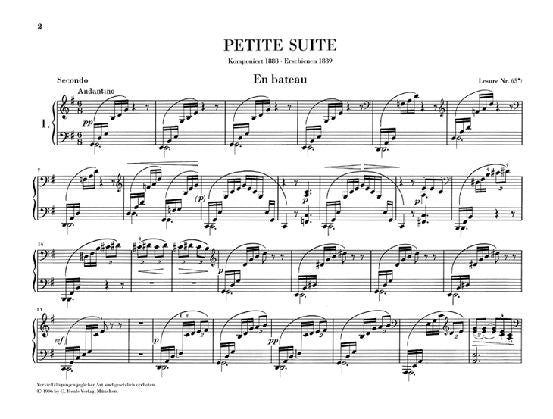 Debussy Claude - Petite Suite - Piano 4 Mains