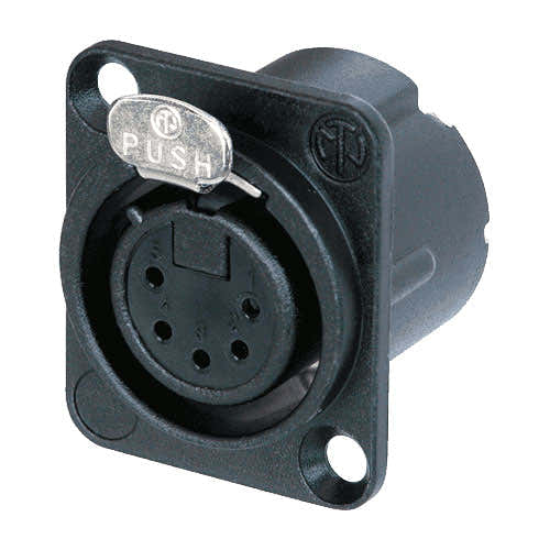 Neutrik XLR 5-POLIG BUCHSE SCHWARZ