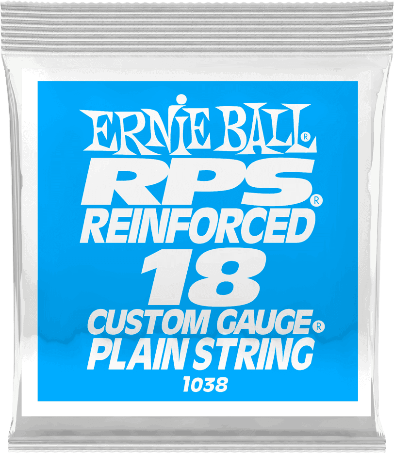 .018 RPS REINFORCED PLAIN ELECTRIC GUITAR STRINGS