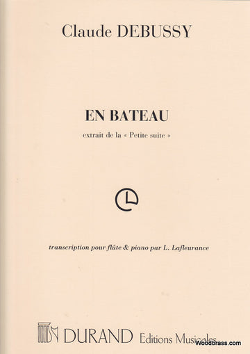 DEBUSSY CLAUDE - EN BATEAU - FLUTE ET PIANO