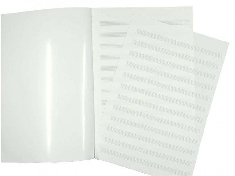 Cahier Perforé A4 - 12 Portées (5 Pages)