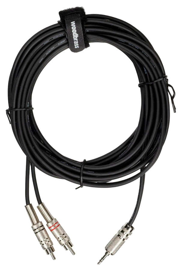 Stereo Mini Jack / 2 RCA Stecker - 6 m - AC22