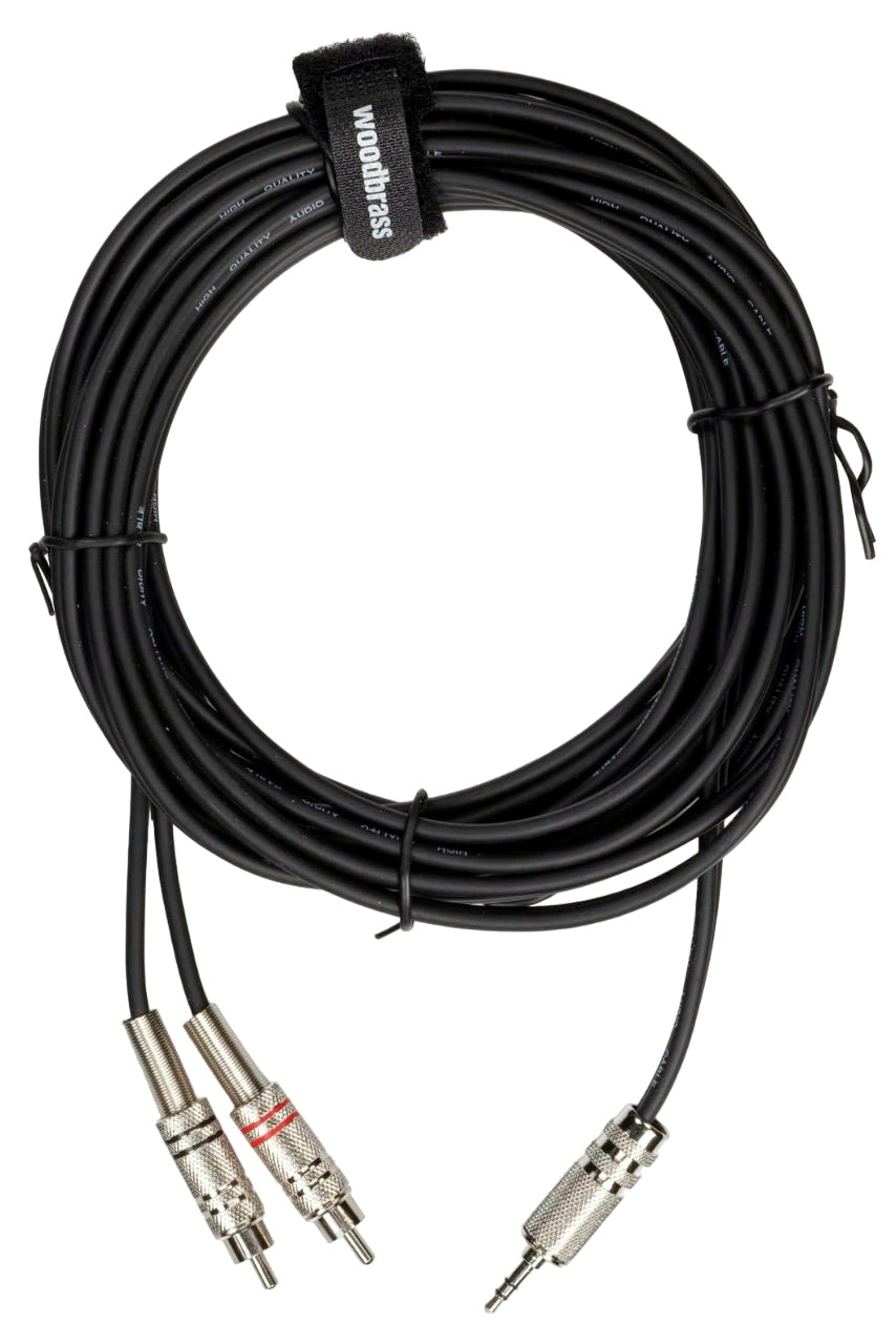 Stereo Mini Jack / 2 RCA Stecker - 6 m - AC22
