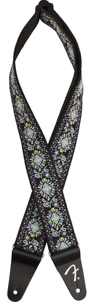 Gewebter Gurt von Pasadena Blauer Lotus 2"