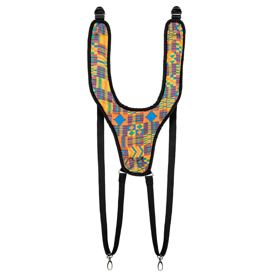PERCUSSION DESIGNER DJEMBE STRAP KENYAN QUILT