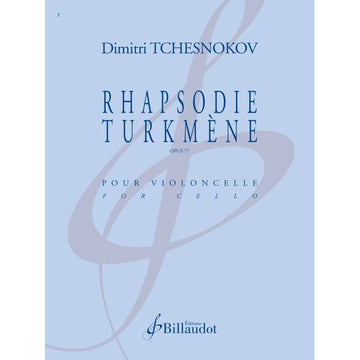 TCHESNOKOV DIMITRI - RHAPSODIE TURKMENE OPUS 77