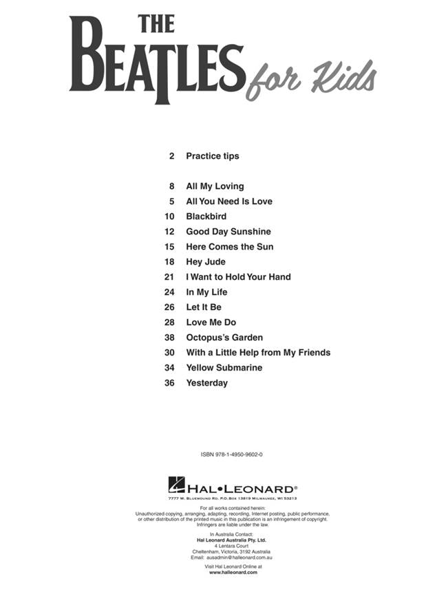 The Beatles für Kinder - Klavier