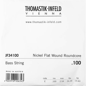 INFELD STRINGS ELECTRIC GUITAR JAZZ BASS SERIES NICKEL FLAT WOUND ROUNDCORE SERIES .100