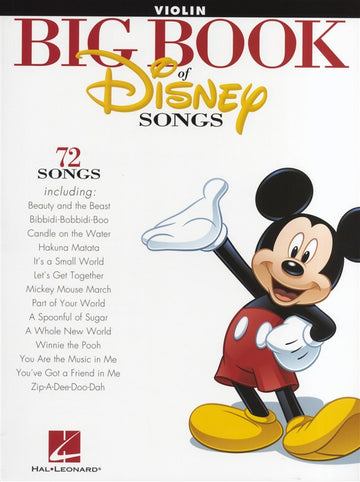Das große Buch der Disney-Lieder Instrumentalheft - Violine