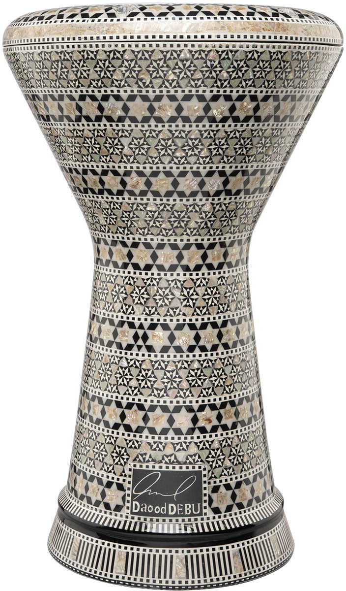 AEED6 - Daood Debu Signature Artisan Edition Doumbek 9" - White Pearl