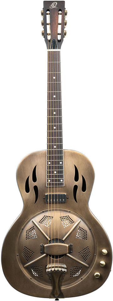 Americana 4/4 Resonatorgitarre + Profi-Gigbag