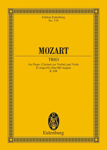 Moz W.A. - Trio Eb Major Kv 498 - Piano Clarinet And Viola