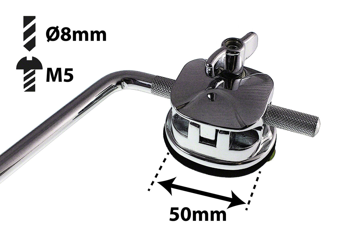 BDS2 Bassdrum-Spikes Mit Quadratischen Halterungen (X2)