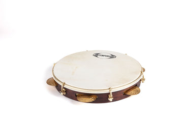 Pandeiro 10" wood Luthier - animal head - Pro