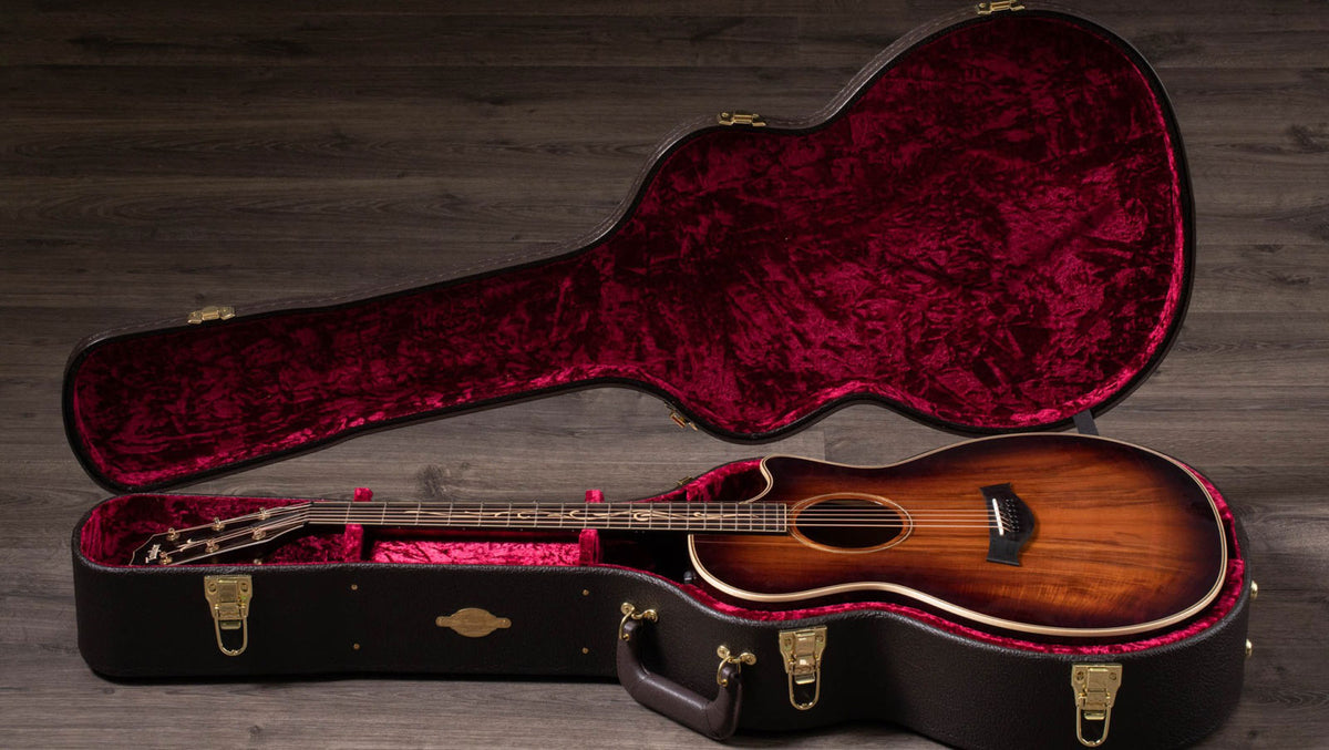 K24ce Hawaiianisches Koa Schattiertes Edgeburst Grand Auditorium