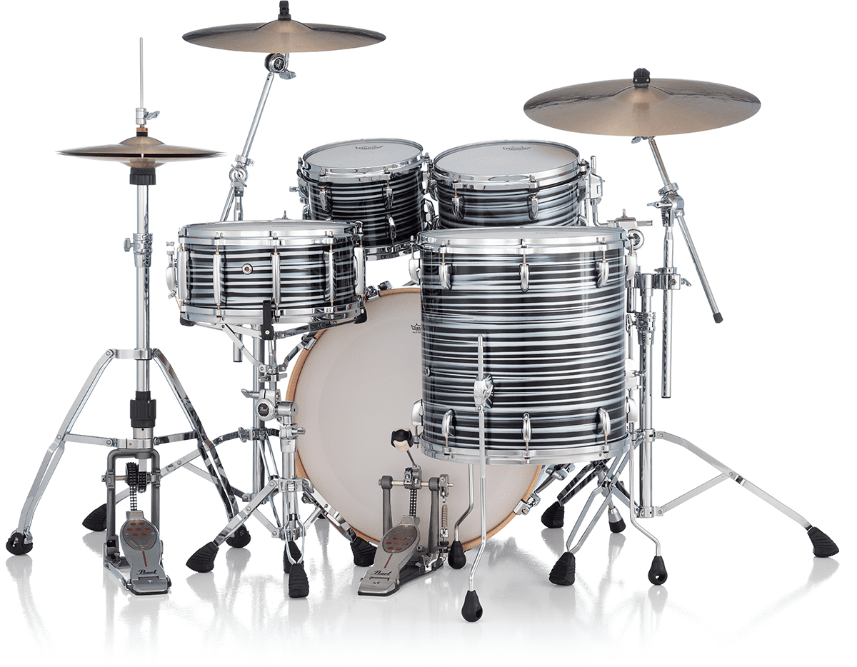 Masters Maple Gum Stage 22 GYROLOCK-l Schwarzer Oyster Swirl