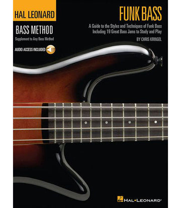 HAL LEONARD BASS METHOD FUNK BASS + ONLINE AUDIO - BASS GUITAR TAB