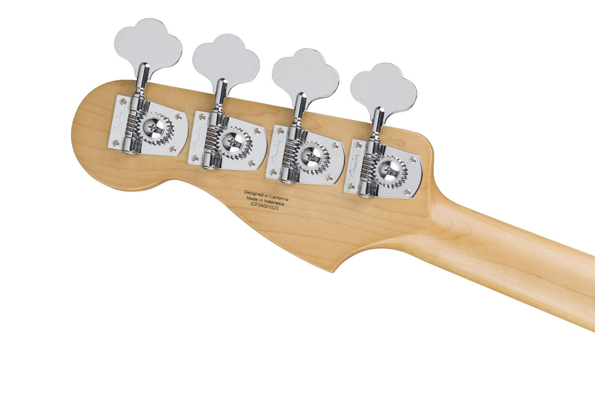 Standard Precision Bass MN schwarzes Schlagbrett Olympic White