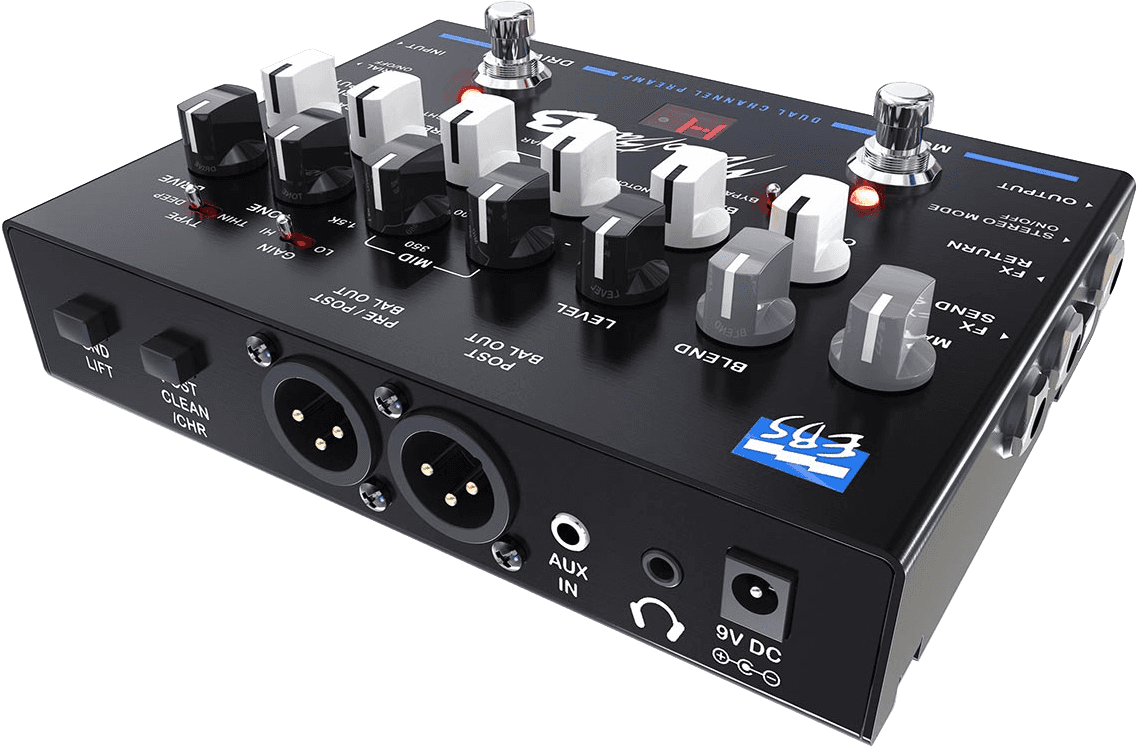 PROFESSIONAL 2-CHANNEL BASS PREAMPLIFIER