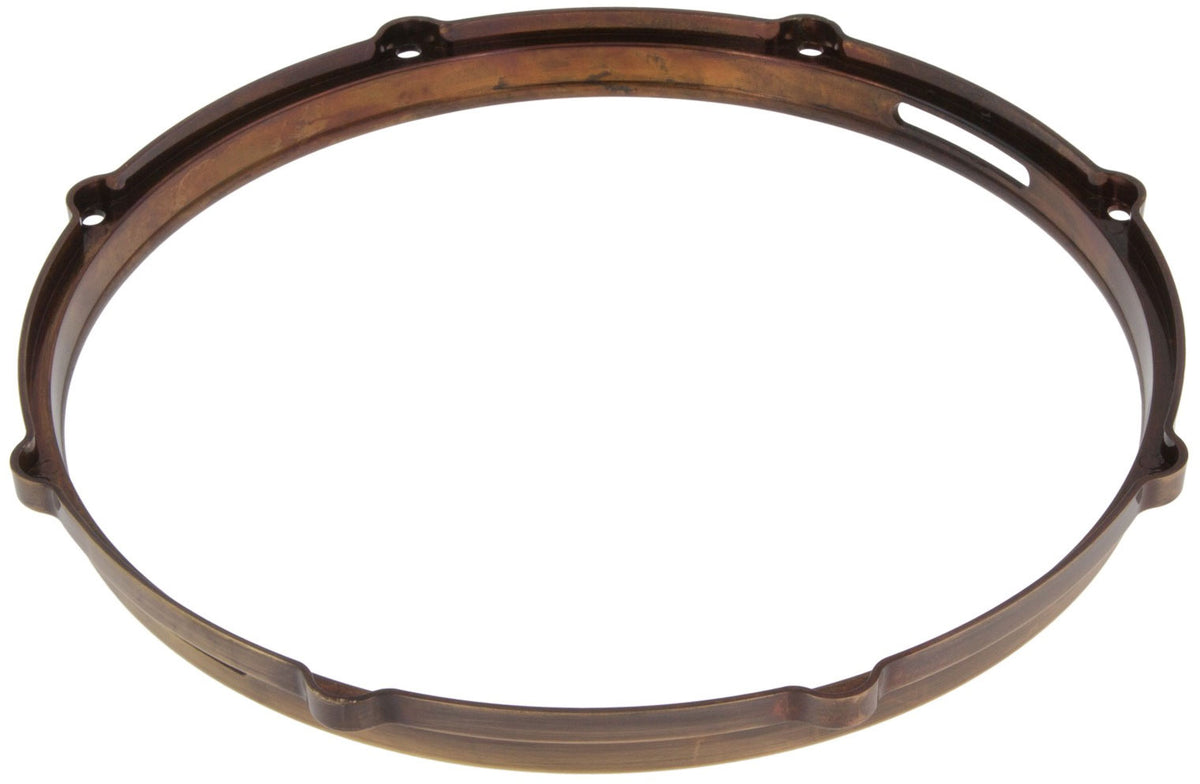 Hdc3-13-8Svbb 13" 8 Holes Snare Side 3Mm Die Cast Drum Hoop Vintage Brushed Brass