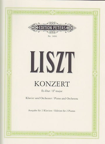 LISZT FRANZ - KONZERT Es-Dur - 2 PIANOS