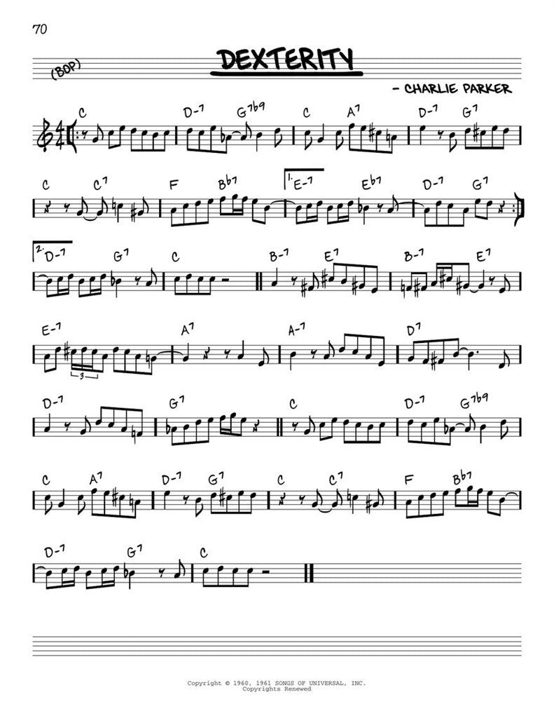 The Real Bebop Book - BB Instruments