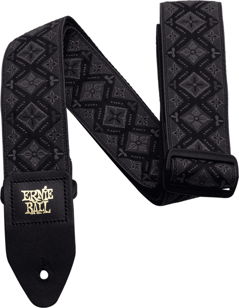 Ernie Ball REGAL BLACK JACQUARD GUITAR STRAP
