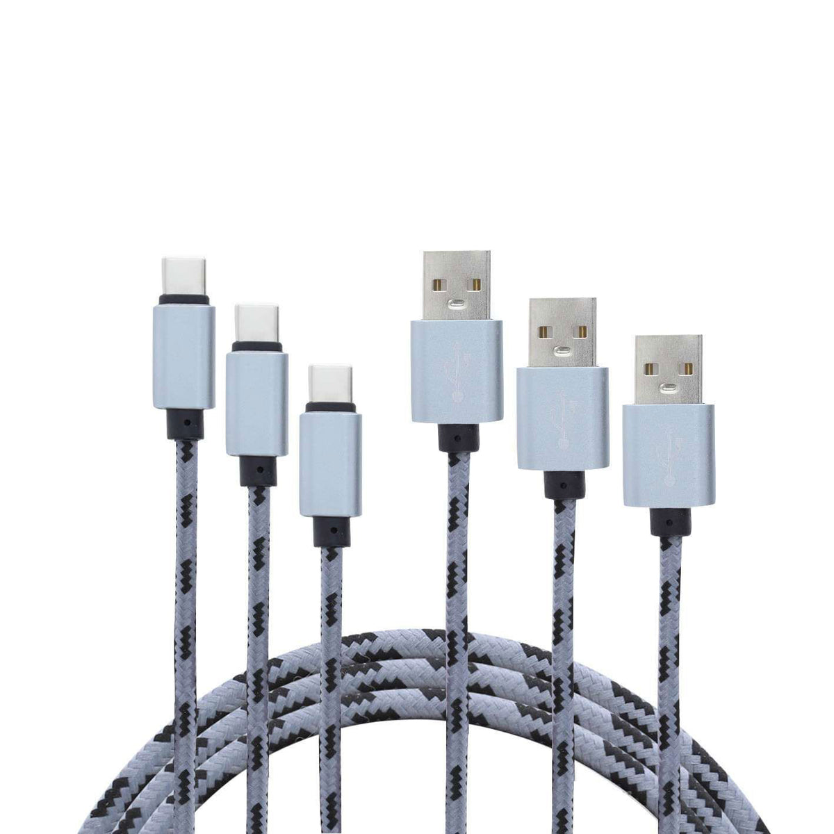 Yourban USBA-miUSB Pa - Packung 3 Kabel USB / Micro USB BL