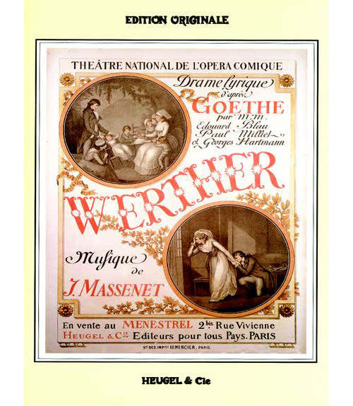 MASSENET - WERTHER - CHANT PIANO