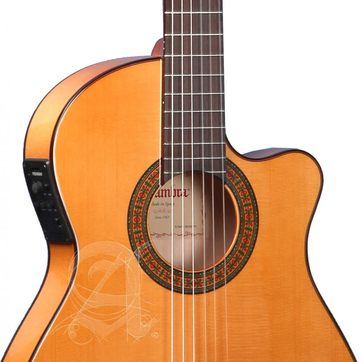 Student 3F Ct E1 Flamenco + 9738 25mm Gigbag