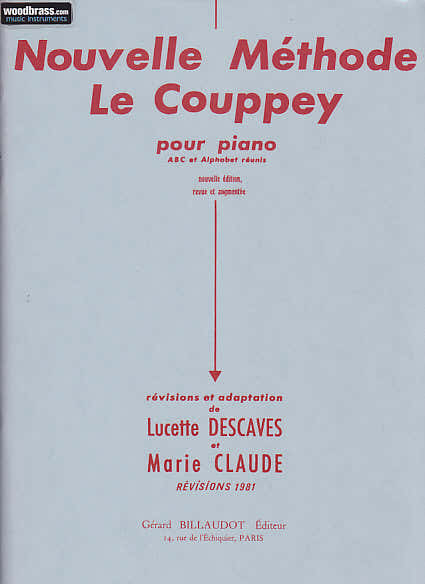 Descaves Lucette - Neue Methode Le Couppey - ABC und Alphabet vereint
