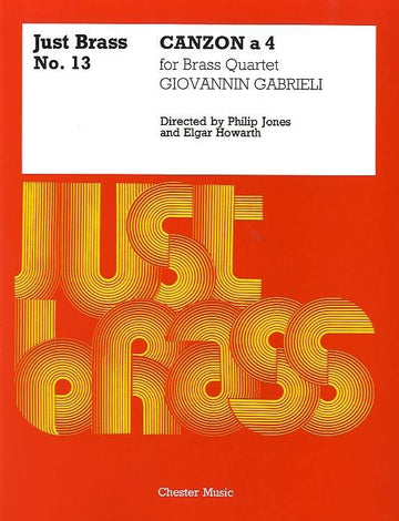 GABRIELI G. JUST BRASS N° 13 CANZON à 4
