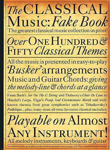 Das Fakebook für klassische Musik - Melodielinie